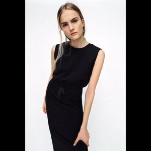 Zara Plush Vest - Black